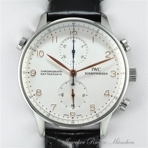 doppelchronograph iwc|iwc portugieser rattrapante.